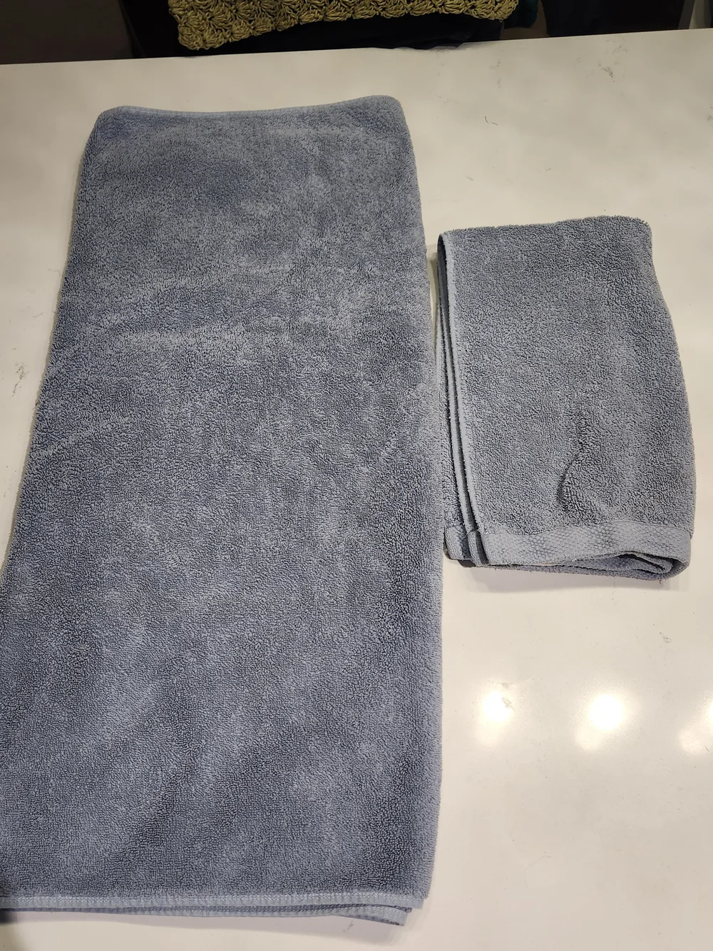 Casaluna Set Of Hand and Bath Towel Blue